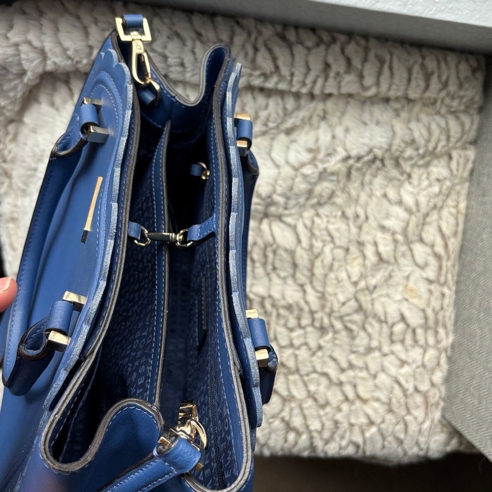 KATE SPADE Linzi Maple Court Blue Hyacinth Satchel; Caitlin St. Adalyn Wallet - Picture 8 of 16